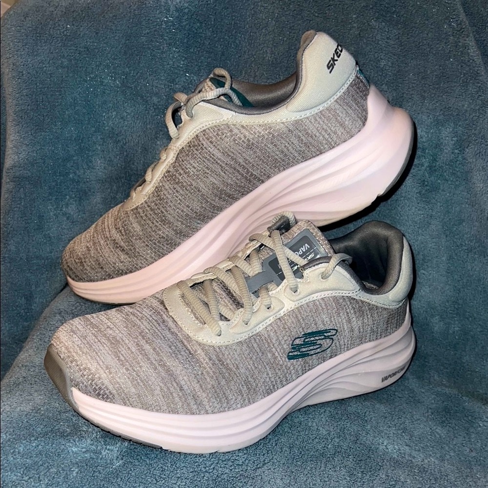 Skechers Sports Vapor Foam Gray Men’s Shoes Size 7